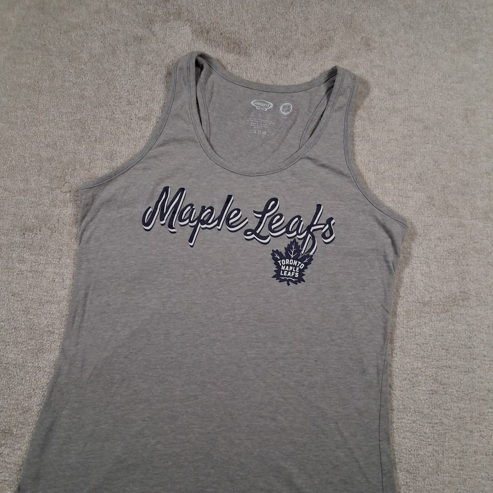 Concepts Sport Tank Womens M Gray Toronto Maple Leafs NHL Racerback Sleepwear